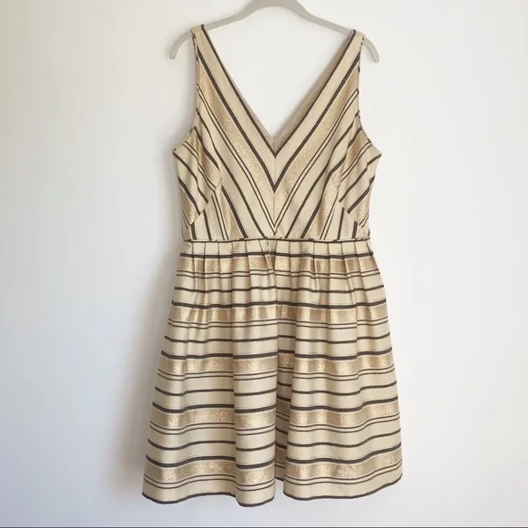 J crew candy stripe dress deals